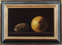 Pine Cone and Orange